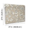 Passion Flower Toile Linen Wallpaper thumbnail 7