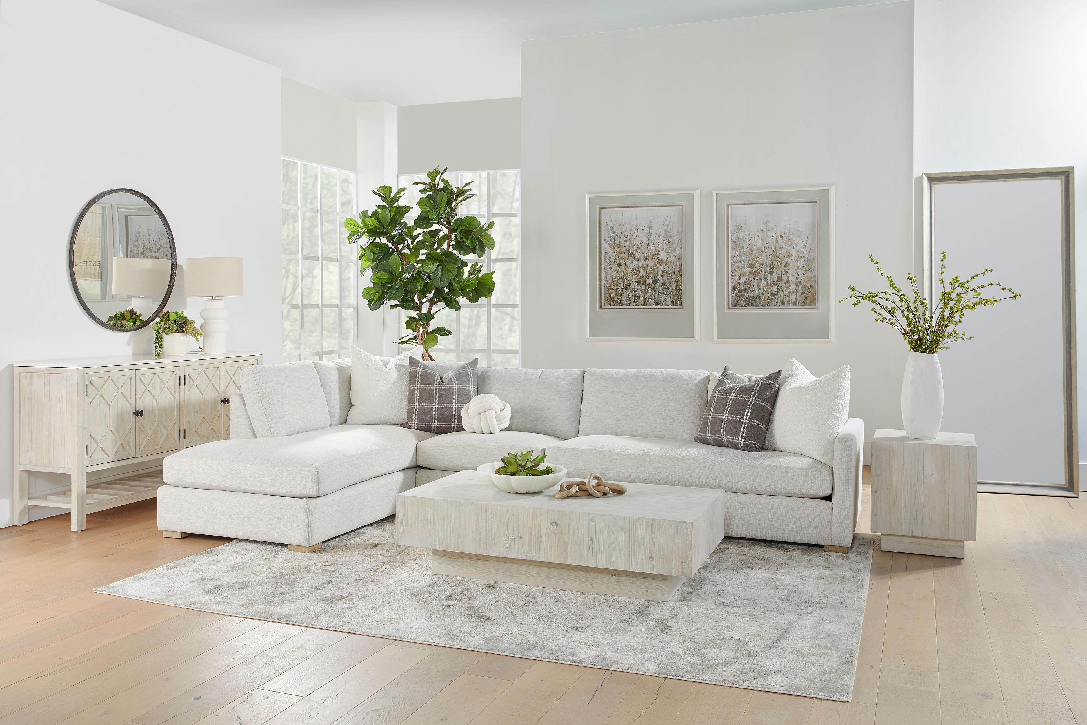 Montauk Coffee Table, by Essentials for Living, 53.75" width x 15" height x 29.75" depth View 8