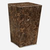Poe Marble Accent Table, Side & End Table by Uttermost, 14.12" width x 22.75" height x 14.12" depth thumbnail 1