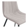 Alibi Dining Chair Beige-set Of Two, by Moe's Home, 18" width x 33" height x 20" depth thumbnail 6