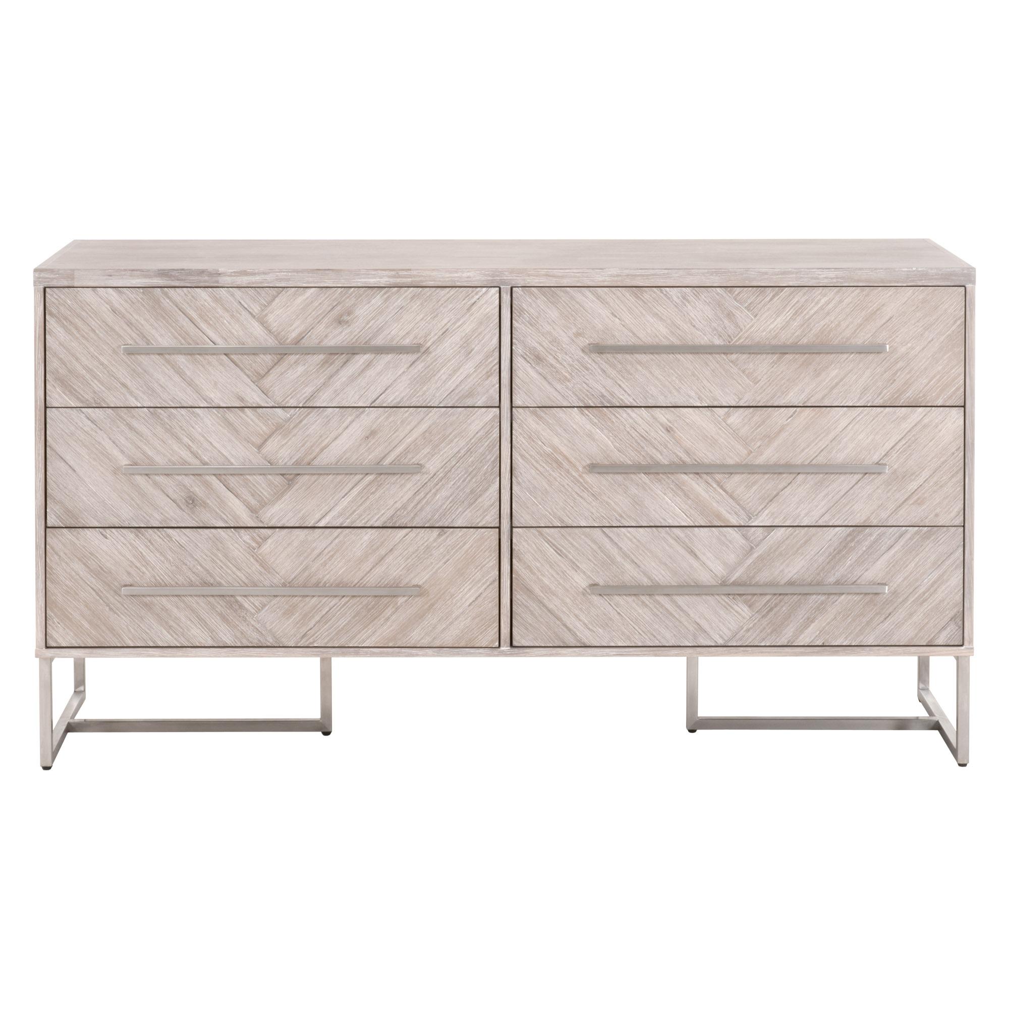Mosaic 6-Drawer Double Dresser, by Essentials for Living, 62" width x 34" height x 20" depth View 1