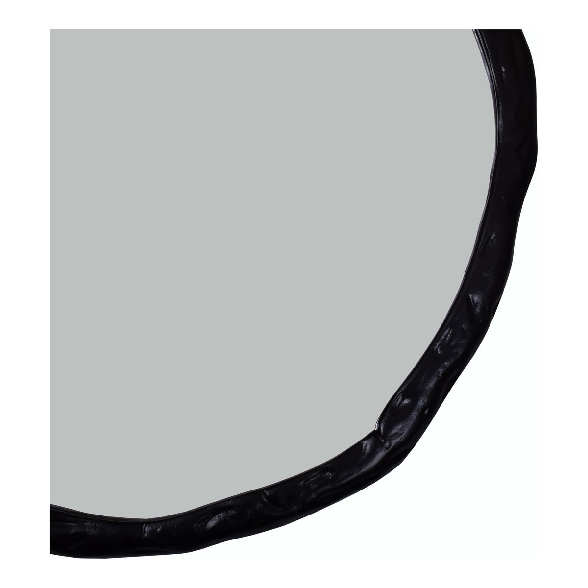 Foundry Large Mirror Black, by Moe's Home, 36.5" width x 36.5" height x 1.5" depth View 3
