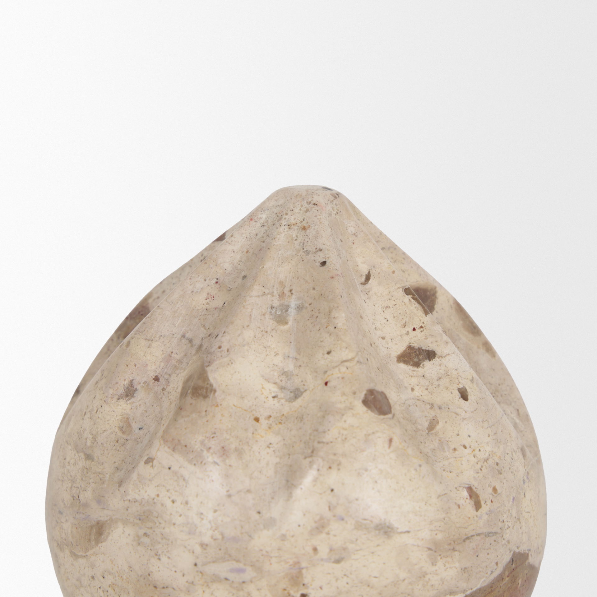 Caprie Small Beige Marble Decorative Juice Squeezer, Decorative Object by Mercana, 3.16" length x 3.16" width x 3.35" height View 5