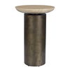 Oslo Brass Outdoor Accent Table, Furniture by Uttermost, 14" width x 21" height x 14" depth thumbnail 5