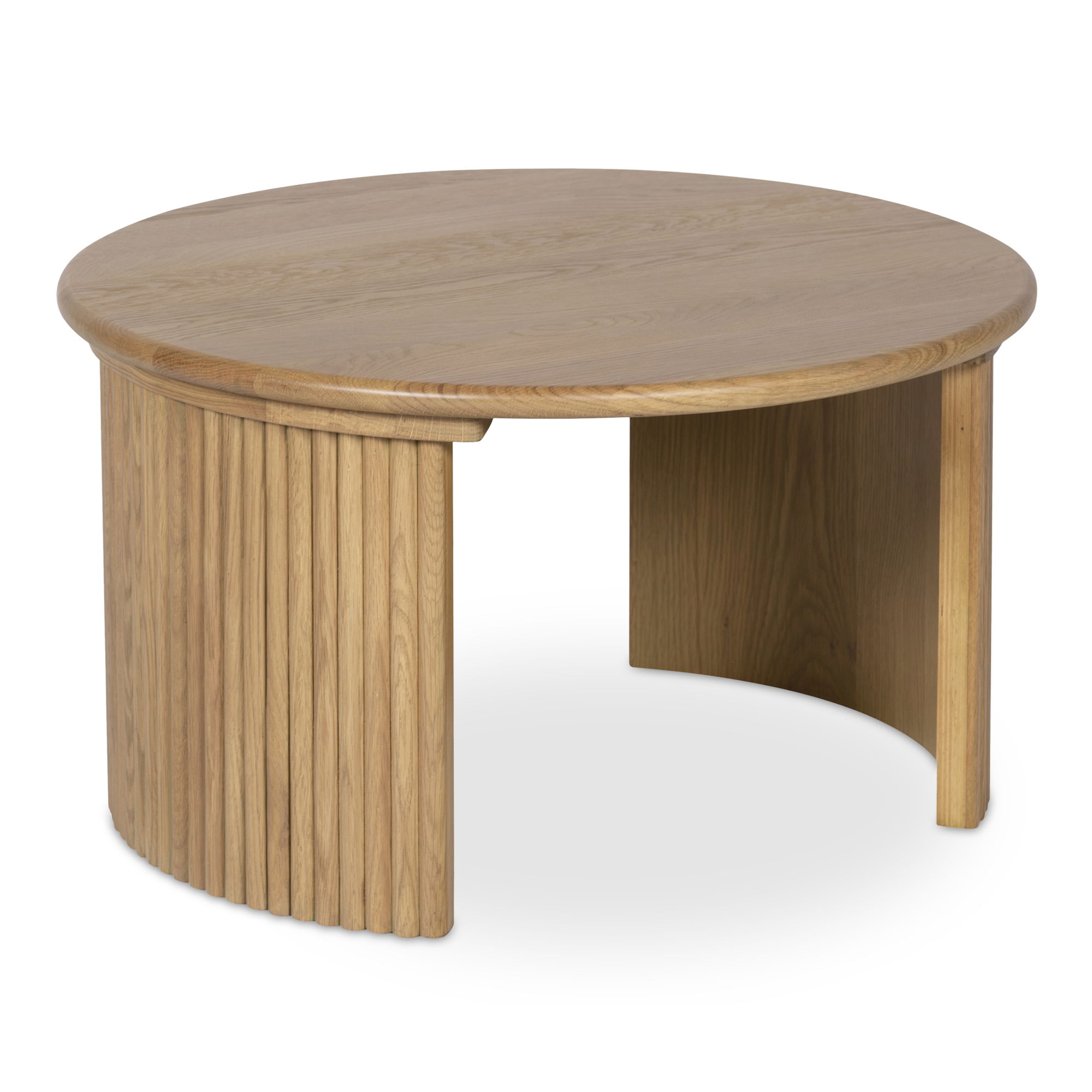 Penny Small Coffee Table Natural, by Moe's Home, 24" width x 13.75" height x 24" depth View 2