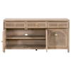 Cane Media Sideboard, Cabinets & Sideboard by Essentials for Living, 63" width x 31.5" height x 18" depth thumbnail 5