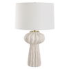 Wrenley Ridged White Table Lamp thumbnail 4