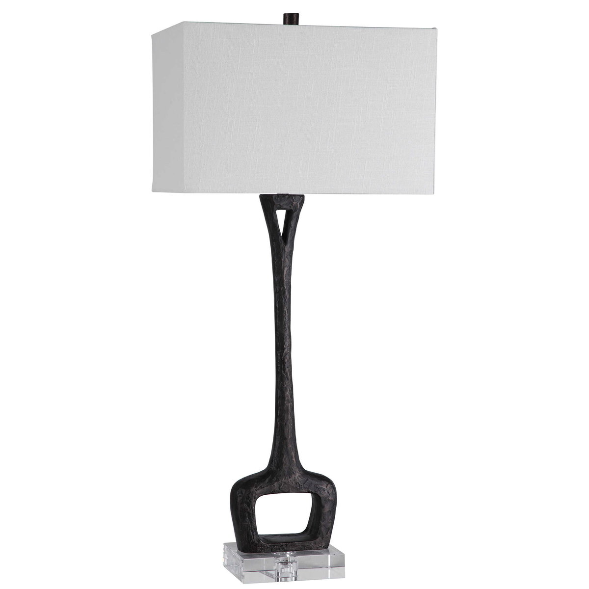 Darbie Iron Table Lamp, by Uttermost, 1'4" width x 2'11.75" height x 10" depth View 5