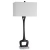 Darbie Iron Table Lamp, by Uttermost, 1'4" width x 2'11.75" height x 10" depth thumbnail 5