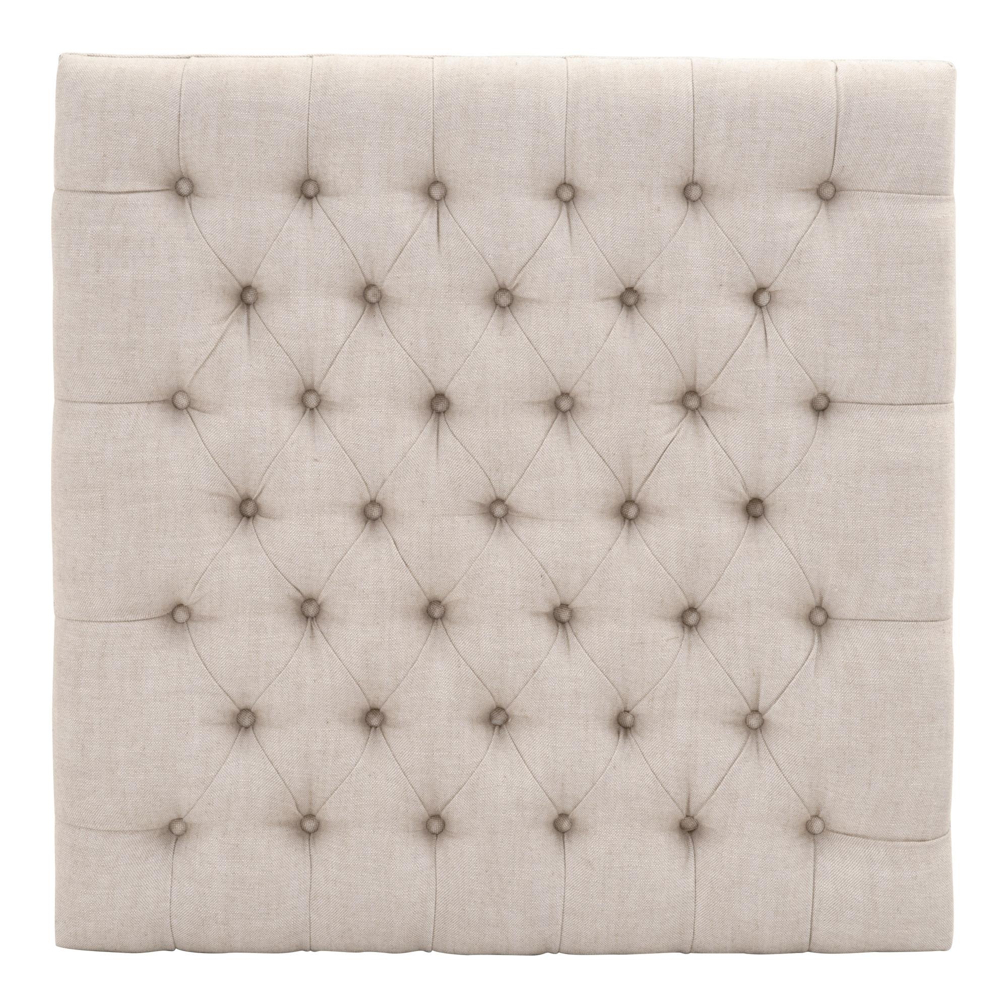 Townsend Tufted Upholstered Coffee Table, by Essentials for Living, 39.5" width x 17.75" height x 39.5" depth View 4