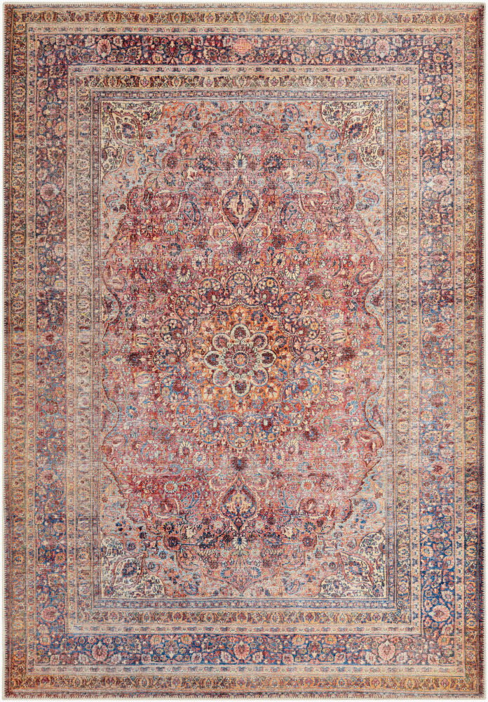 Amelie Machine Woven Rug, by Surya, 1'3.75" length x 1'3.75" width