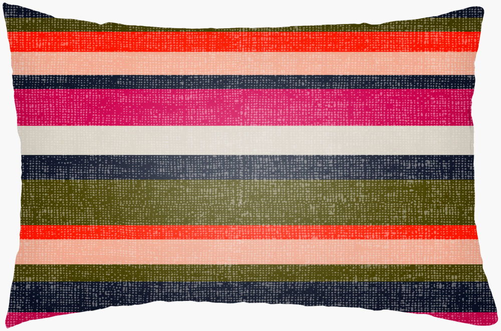 Lolita Lumbar Pillow, Decorative Pillow by Surya, 14" length x 22" width