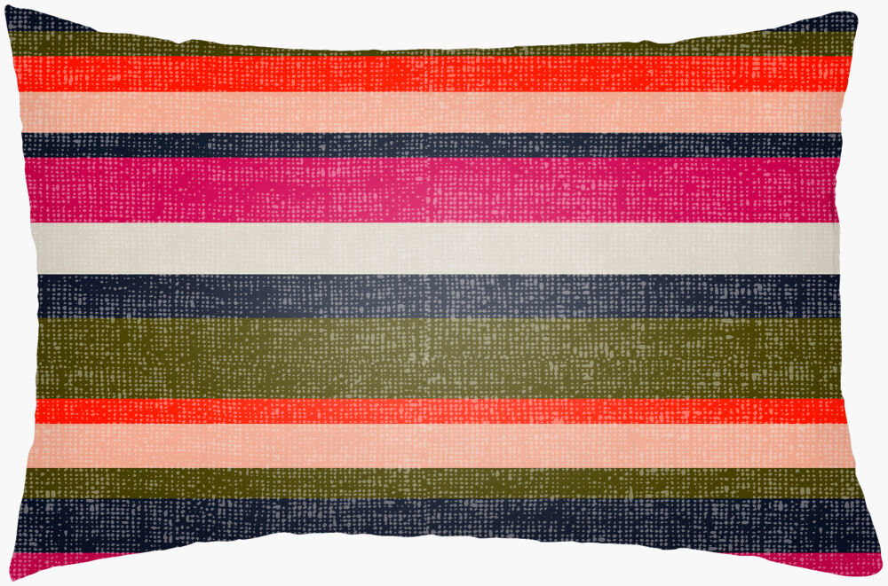 Lolita Lumbar Pillow, Decorative Pillow by Surya, 14" length x 22" width
