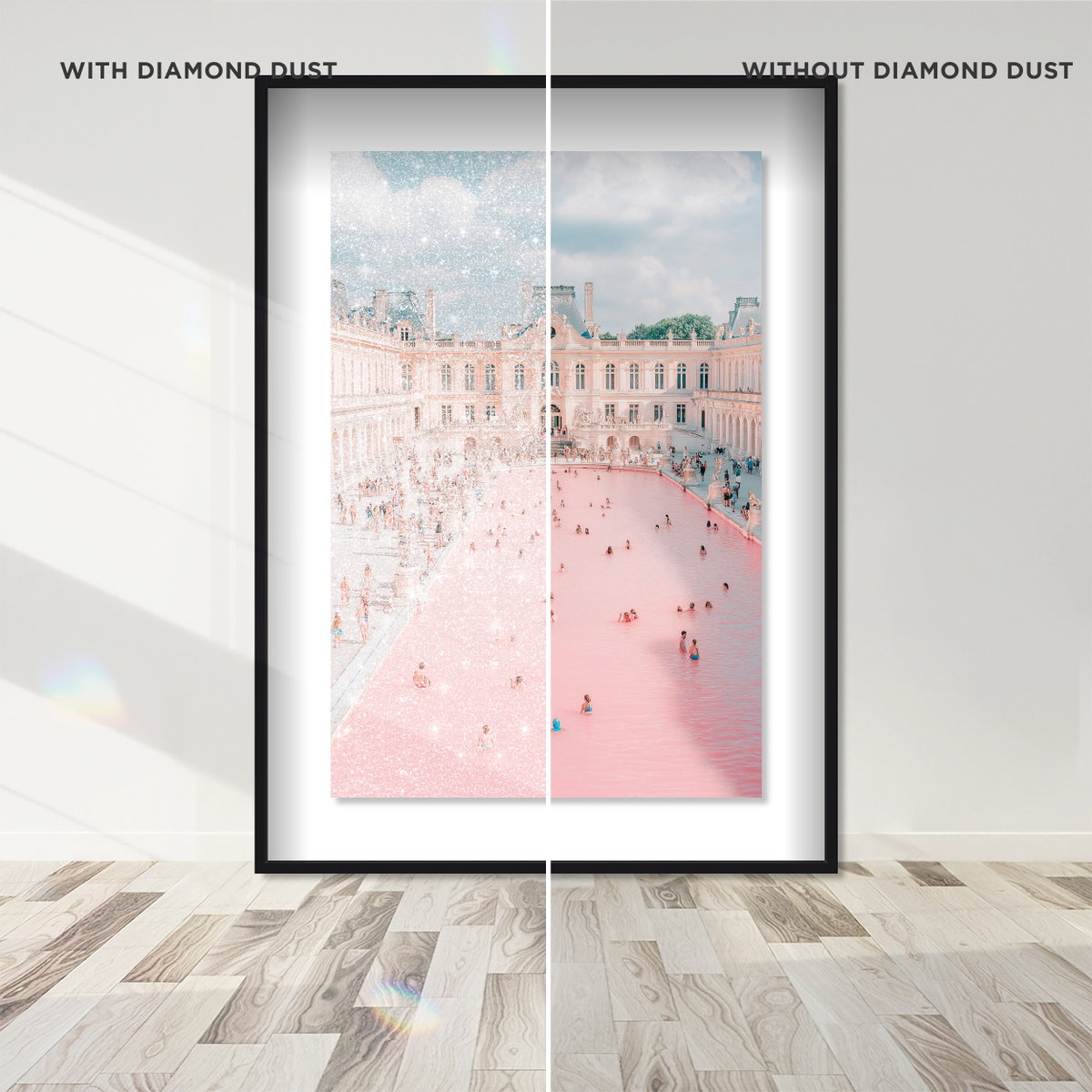 Pink Pool (Diamond Dust), Art by Oliver Gal,  30x45 View 6