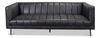 *Lexington Sofa Nottinghill Grey Leather, Sofas & Sectional by Sarreid, 83" length x 31" width x 28" height thumbnail 2