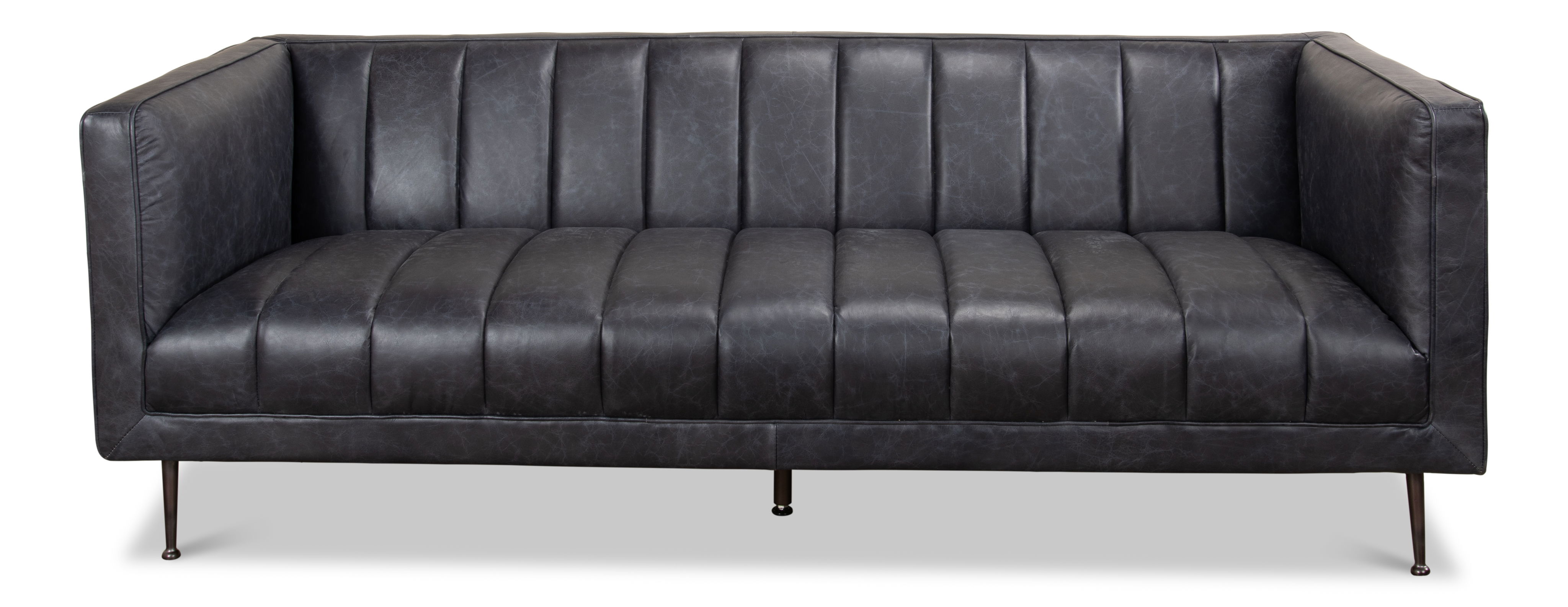 *Lexington Sofa Nottinghill Grey Leather large image 