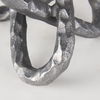 Wilhelm I (Small) 7L x 7W Silver Metal Link Decor Object thumbnail 8