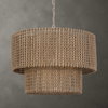 Biswas Woven Jute 1 Light Pendant, by Uttermost, 2' width x 1'6.75" height x 2' diameter x 2' depth thumbnail 2