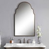 Brayden Arch Metal Mirror, by Uttermost, 2'0.25" width x 3'4.75" height x 1" depth thumbnail 7
