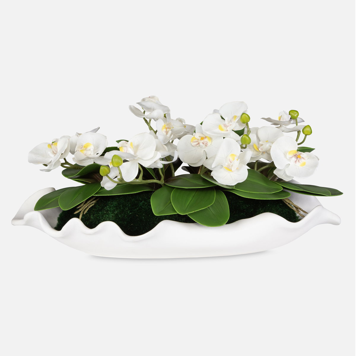 Opulence Orchid Centerpiece With Bowl, Artificial Plants & Flower by Uttermost, 26" width x 12" height x 13" depth View 1