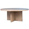 Harley Dining Table 72', by Dovetail, 72" width x 30" height x 72" diameter x 72" depth thumbnail 1