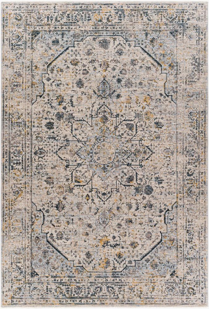 Laila Machine Woven Rug, by Surya, 9'6.17" length x 6'6.74" width
