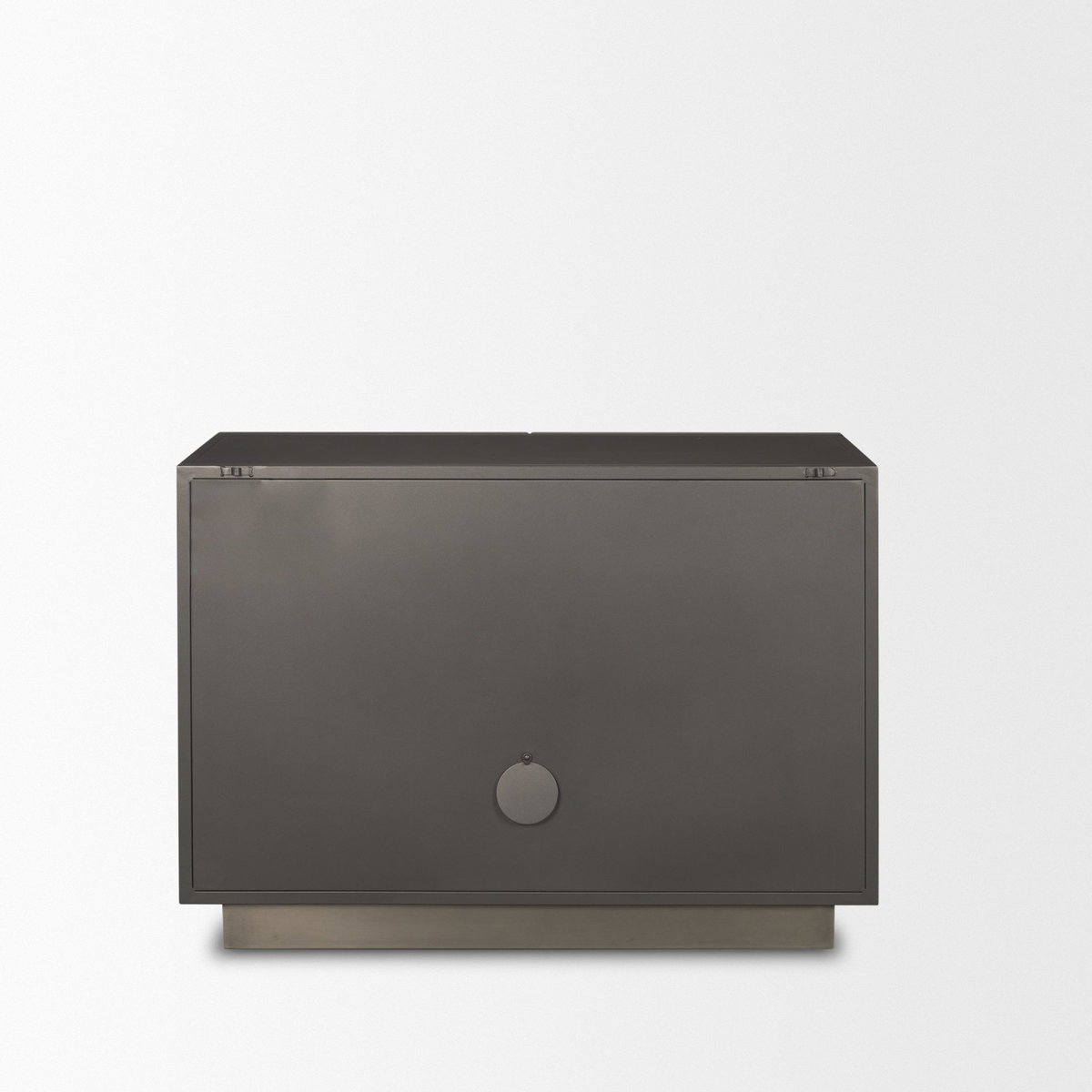 Roxdale Acid Washed Iron Metal Accent Cabinet, Cabinets & Chest by Mercana, 41" length x 18" width x 29.5" height View 5