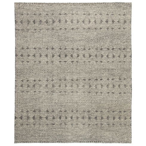 Abelle Hand-Knotted Tribal Gray/ Black Area Rug