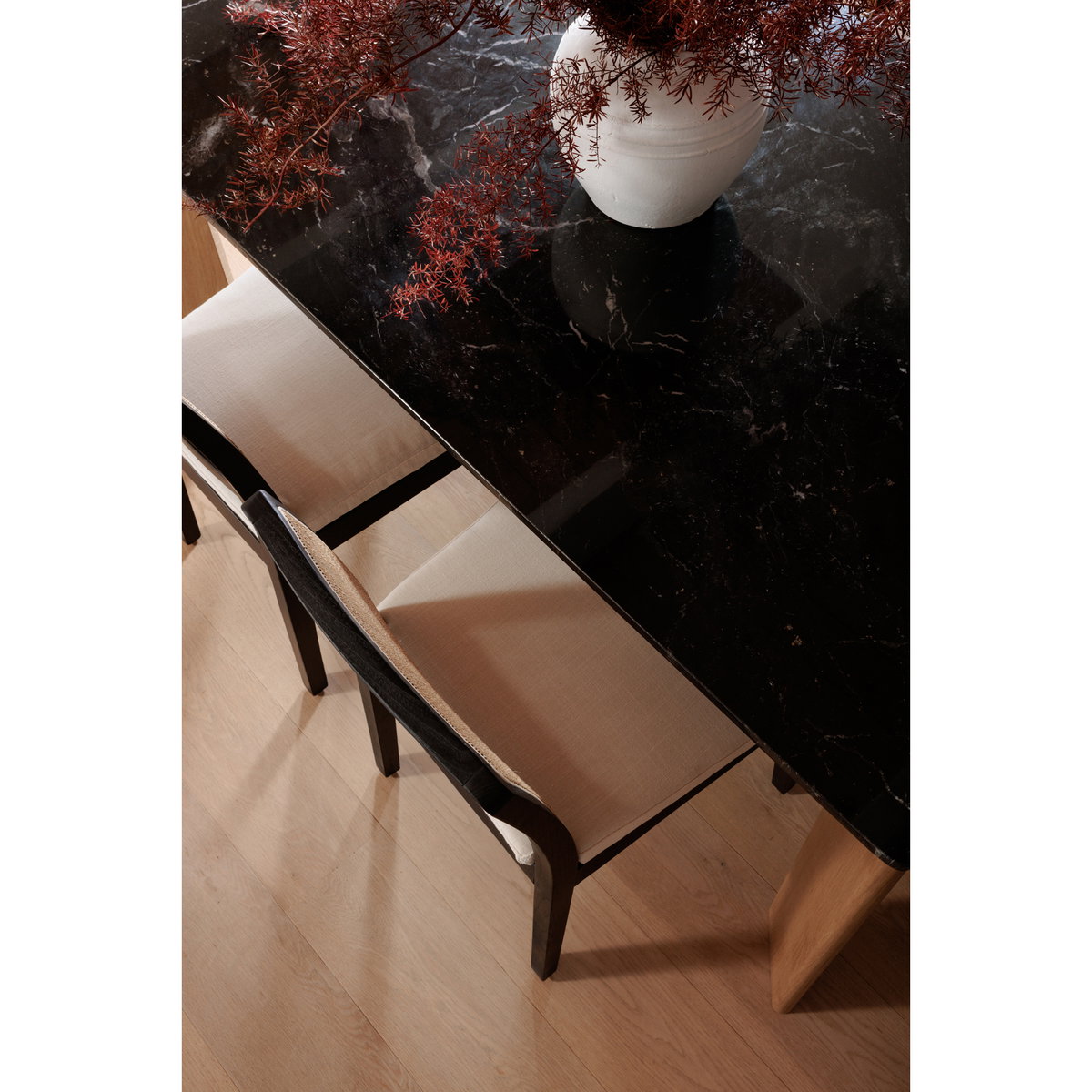 Orville Dining Chair Black - Set Of Two, by Moe's Home, 18.5" width x 33" height x 16.5" depth View 8