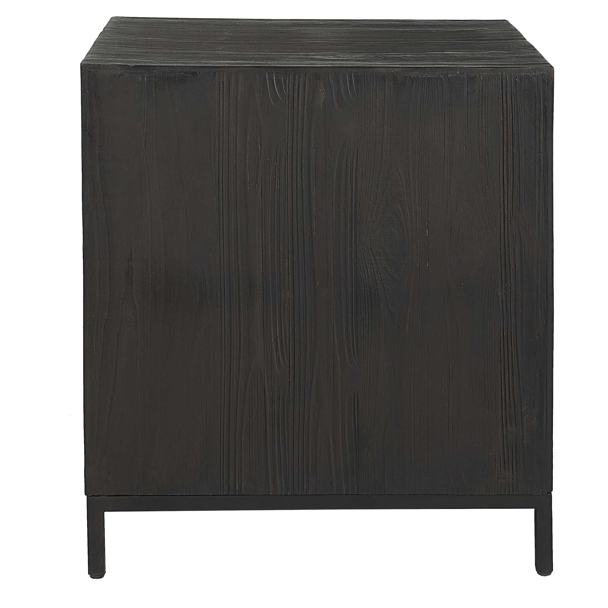 Aiken Geometric Cabinet / End Table, Furniture by Uttermost, 22.25" width x 25.5" height x 20" depth View 6