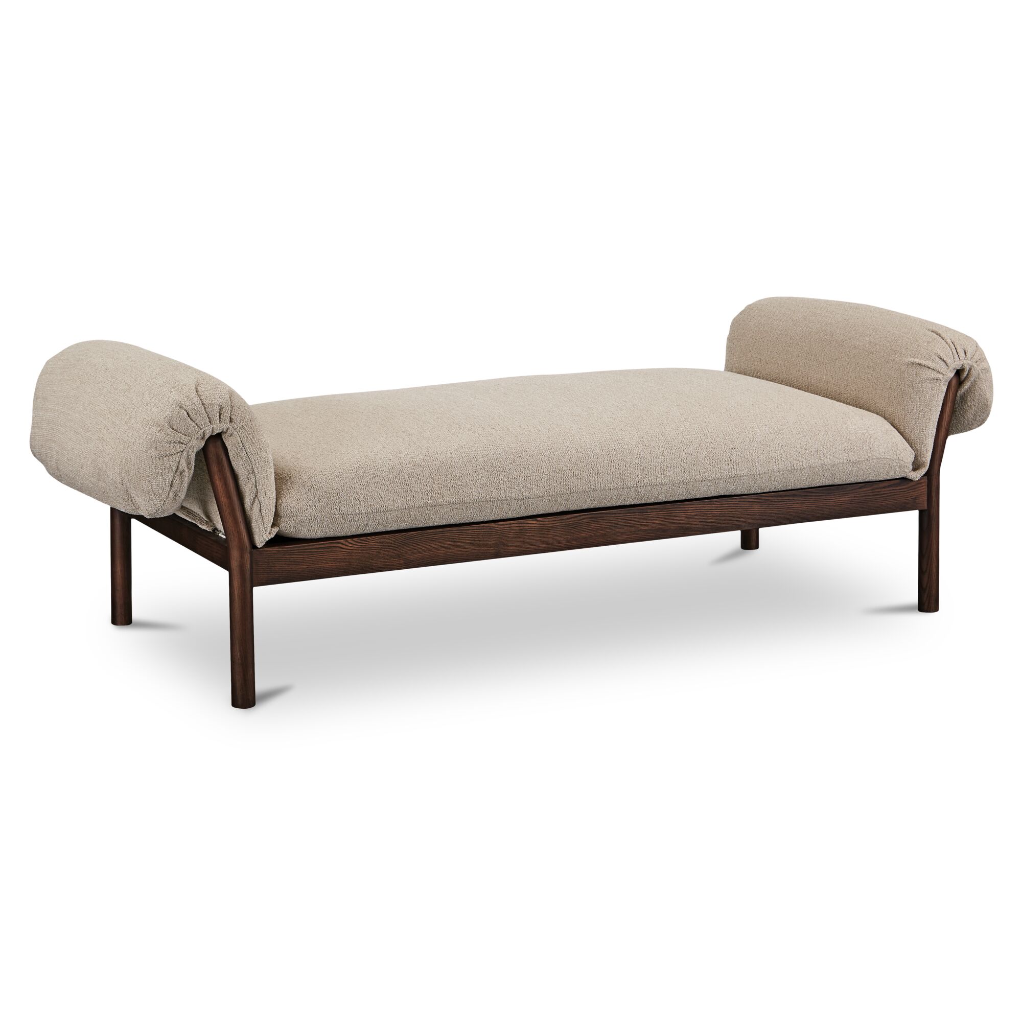 Cardero Daybed Beige, Chaise Lounges & Daybed by Moe's Home, 74.5" width x 23.5" height x 30" depth View 4