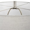 Odawa White Farmhouse Table Lamp, by Uttermost, 1'5" width x 2'1.75" height x 1'5" depth thumbnail 7