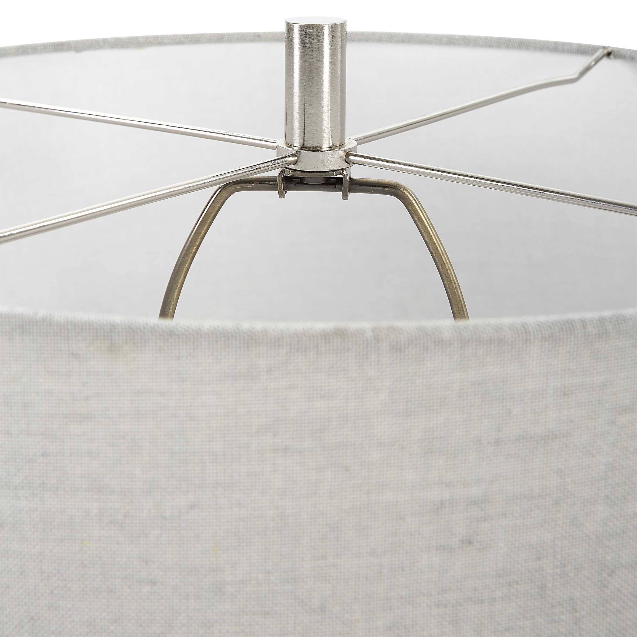 Odawa White Farmhouse Table Lamp large image 