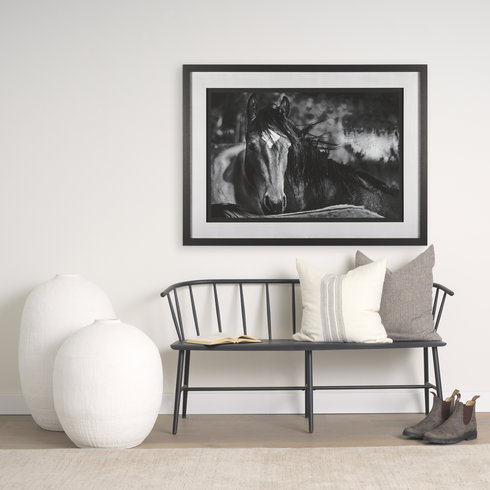 Patrice 22x22 Cream With Gray Stripes Pillow Cover