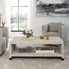 Bosk White Washed Coffee Table thumbnail 1