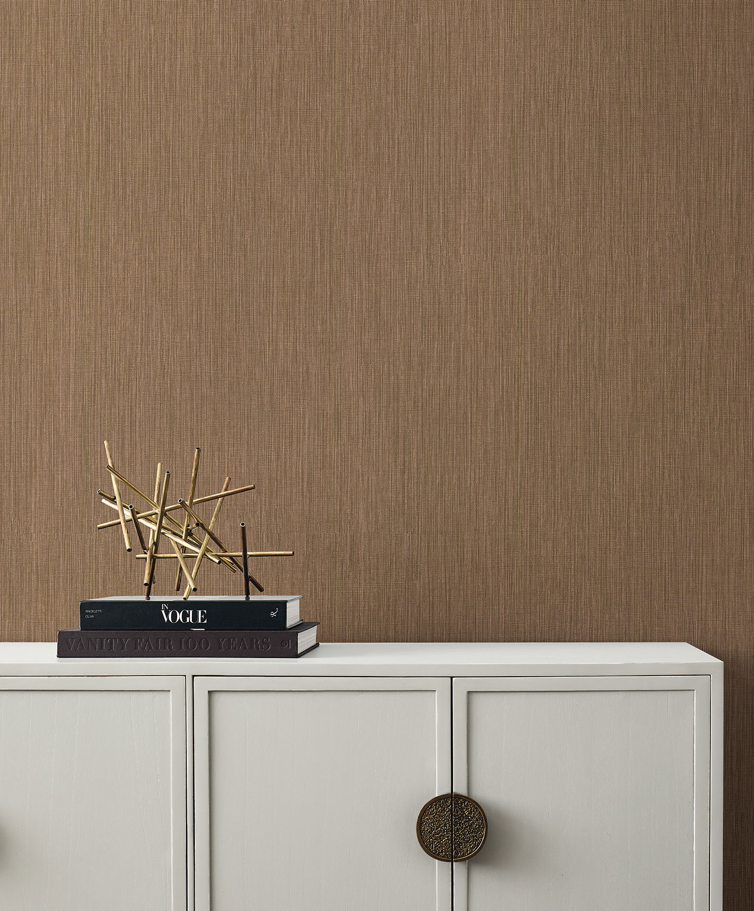 Paloma Texture Paprika Wallpaper, by York Wall, 33' length x 1'8.9" width x 0.02" depth View 2