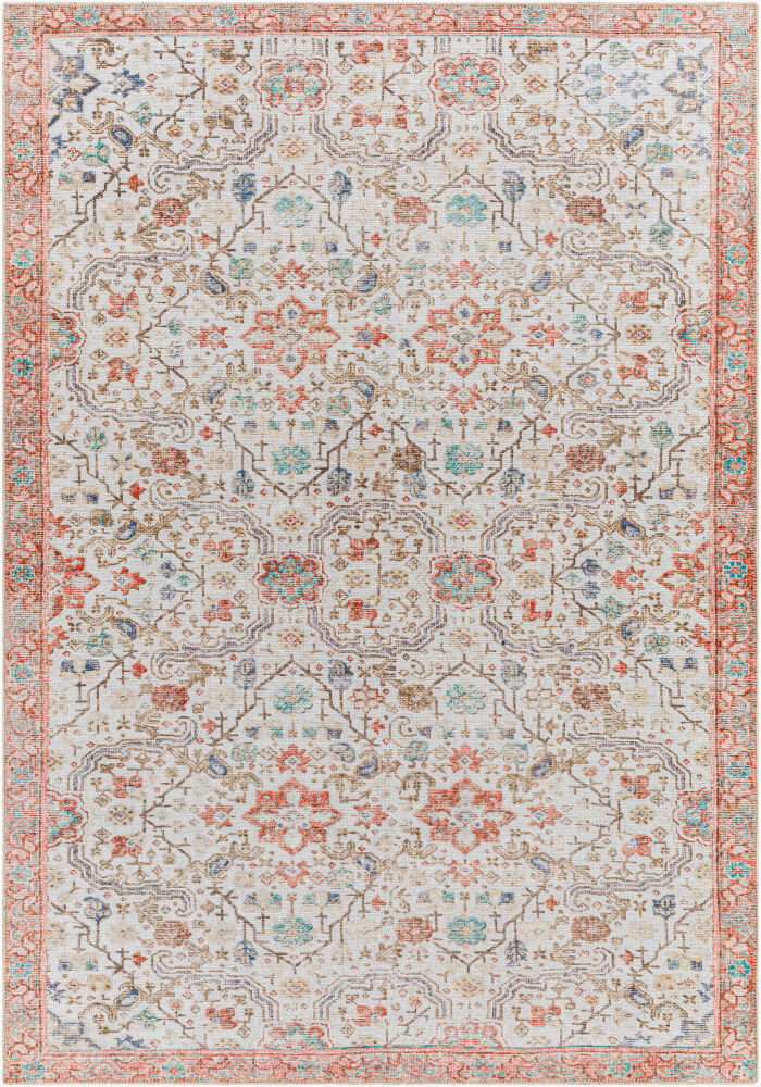 Amelie Machine Woven Rug, by Surya, 1'3.75" length x 1'3.75" width