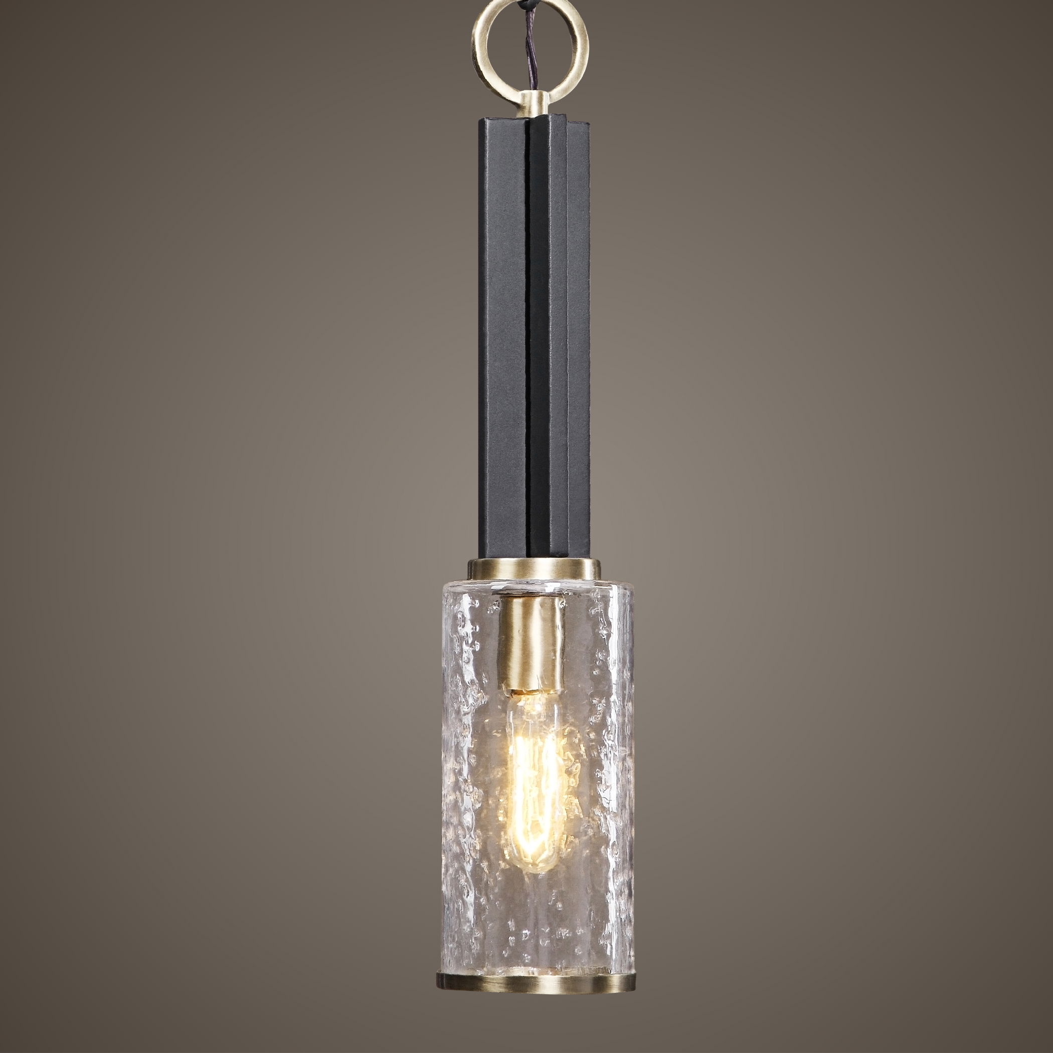 Jarsdel 1 Light Industrial Mini Pendant large image 