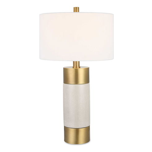 Adelia Ivory & Brass Table Lamp