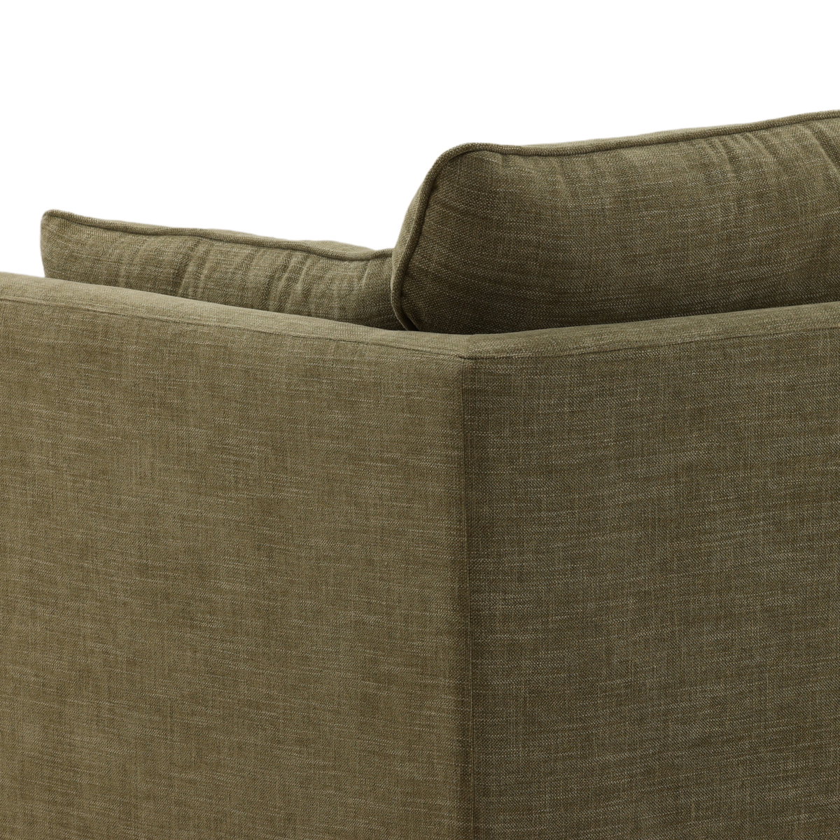 Bourchard Sofa Green, Sofas & Sectional by Dovetail, 89.75" width x 32" height x 34.75" depth View 6