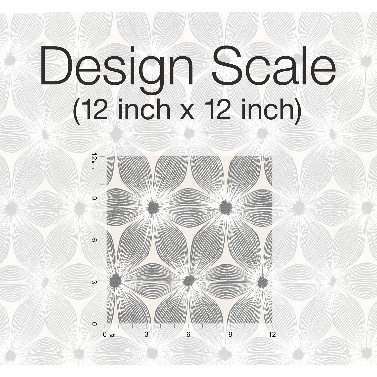 Everlasting White & Silver Wallpaper, by York Wall, 33' length x 1'9" width x 0.02" depth View 3