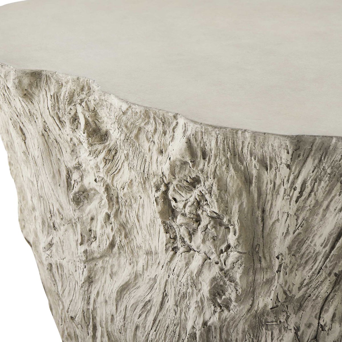 Oakmont White Outdoor Side Table, Outdoor Table by Uttermost, 2' width x 1'10" height x 2' depth View 6