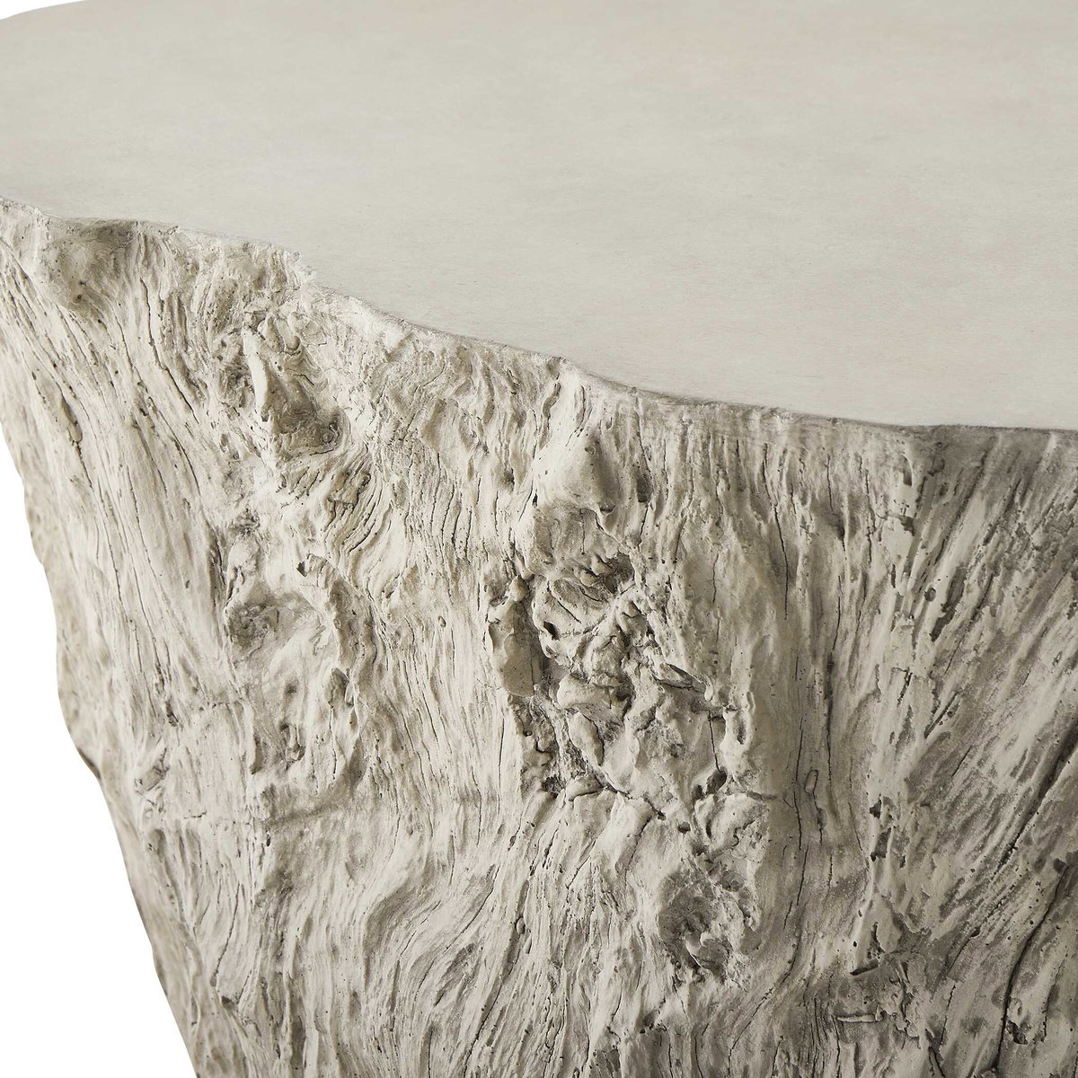Oakmont White Outdoor Side Table, Outdoor Table by Uttermost, 2' width x 1'10" height x 2' depth View 6