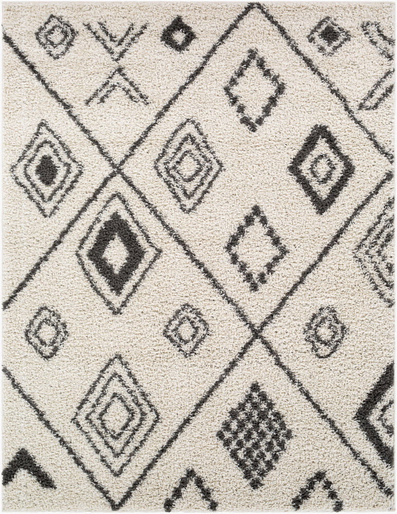 Taza Shag Machine Woven Rug, by Surya, 7' length x 5'2" width