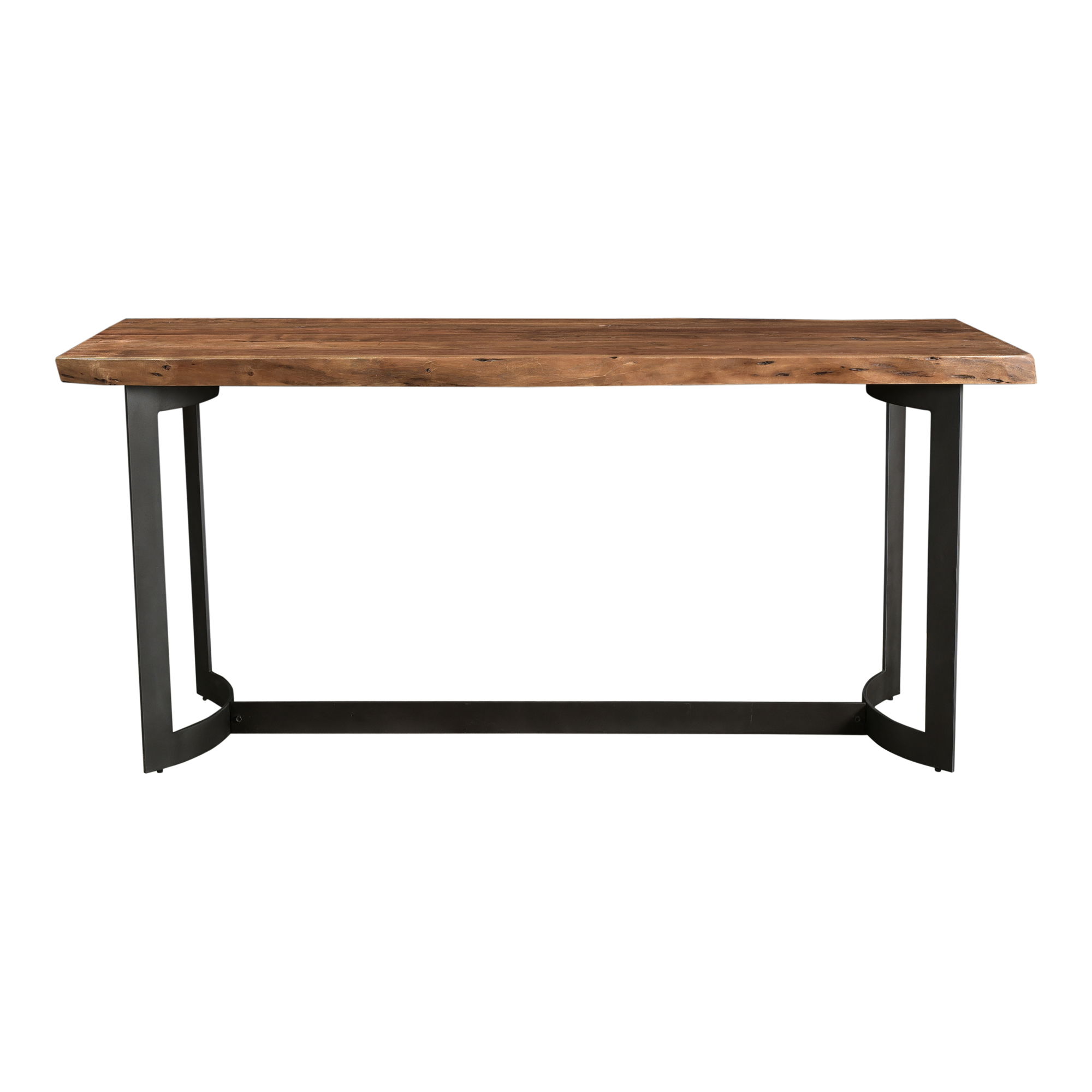 Bent Counter Table Brown, Counter & Bar Table by Moe's Home, 80" width x 36" height x 28" depth View 1