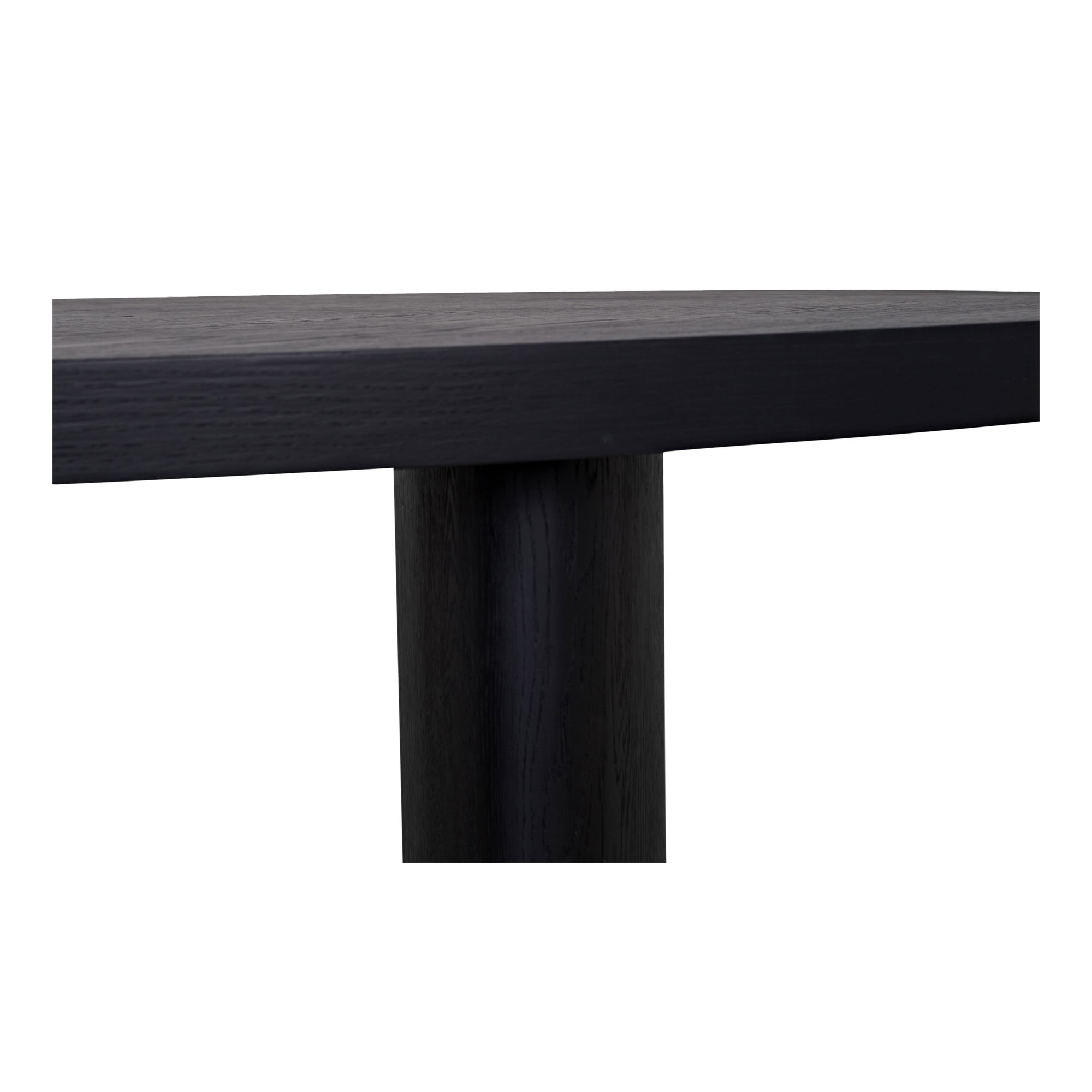 William Dining Table Black, by Moe's Home, 85.75" width x 30" height x 43.25" depth View 9