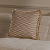 Leone Cushion Taupe, Decorative Pillow by Moe's Home, 20" width x 4" height x 20" depth thumbnail 5