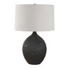 Levee Satin Black Table Lamp, by Uttermost, 18" width x 27" height x 18" depth thumbnail 5