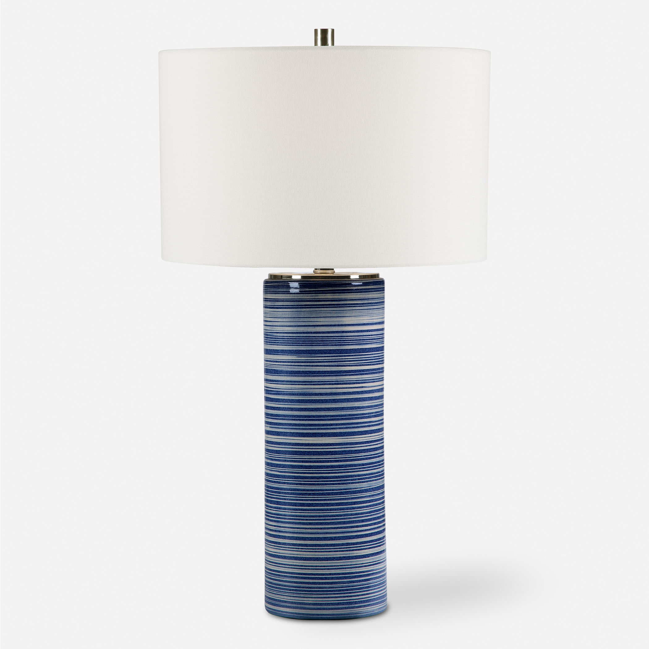 Montauk Striped Table Lamp large image 