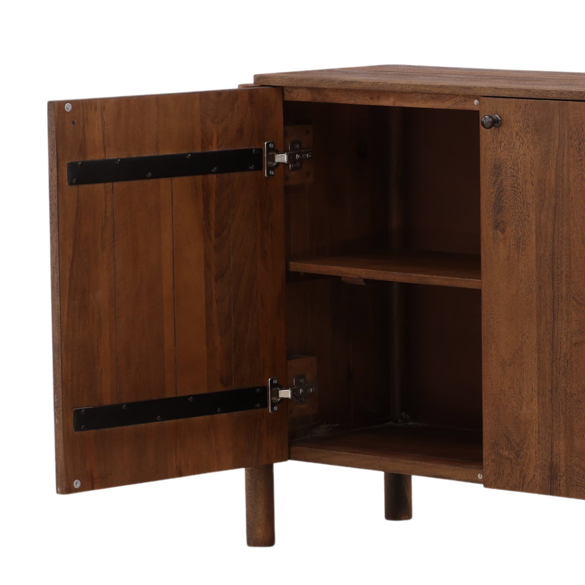Reiko Sideboard Brown, Sideboards & Buffet by Dovetail, 86" width x 33" height x 16" depth View 7